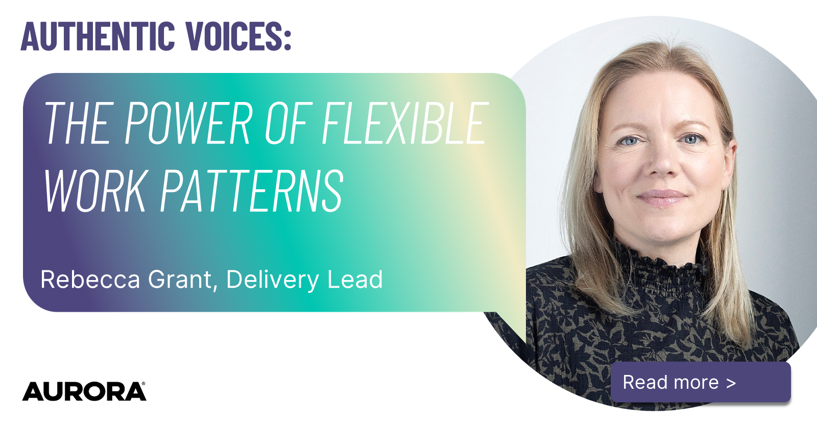 Power of flexible work patterns banner